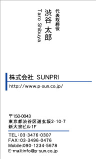 デザイン名刺スタンダード DT-003