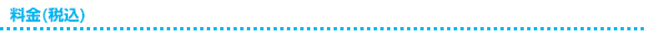 料金(税込)