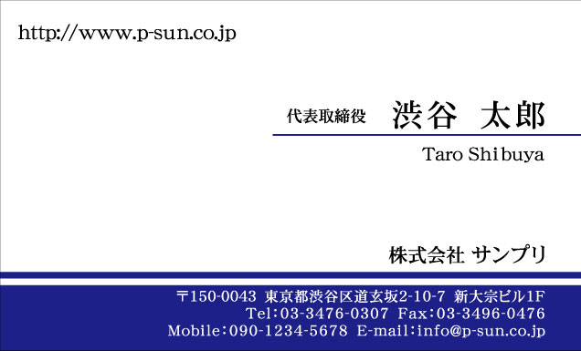 スピード名刺（カラー） DY-056